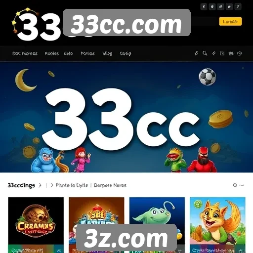 Principais recursos do site 33cc.com para jogadores