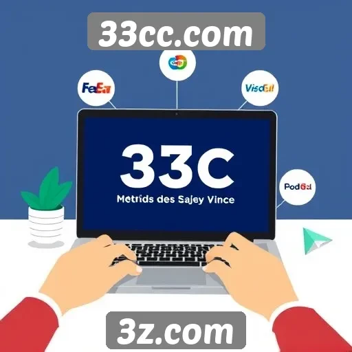 Visão geral dos métodos de pagamento no 33cc.com